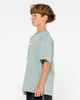 RUSTY BOYS JETSETTER  S/S TEE - SLATE