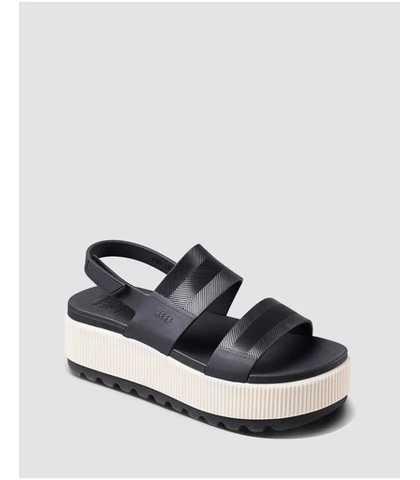 REEF LADIES WATER VISTA HIGHER SANDAL - BLACK / VINTAGE