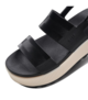 REEF LADIES WATER VISTA HIGHER SANDAL - BLACK / VINTAGE