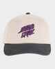 SANTA CRUZ BOYS SCRATCHED STACK DAD CAP - NATURAL