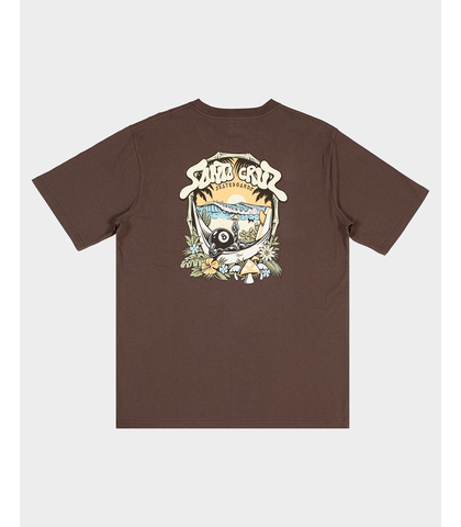 SANTA CRUZ WINKOWSKI SBALLER TRIPARCH TEE - BROWN