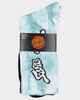SANTA CRUZ MENS TRIP STRIP ARCH CREW SOCK 2 PACK - VINT BLUE TIEDYE