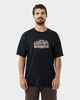 SANTA CRUZ MENS GUZMEN DEAD DINERS BOX FIT S/S TEE - OFF BLACK