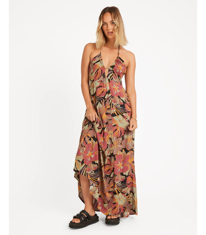 VOLCOM LADIES SWELL YA DRESS - MULTI