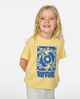 RIPCURL TODDLER GIRLS SUN SWELL DOLPHIN TEE - BANANA