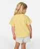 RIPCURL TODDLER GIRLS SUN SWELL DOLPHIN TEE - BANANA