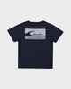 QUIKSILVER GROMS BOXED OUT S/S TEE - DARK NAVY