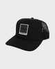 QUIKSILVER TUNA-HEKE TRUCKER CAP - BLACK