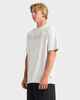 QUIKSILVER MENS TOP LINE TEE - GREY VIOLET