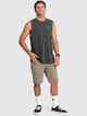 VOLCOM MENS WASH MUSCLE TEE - BLACK