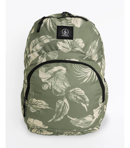 VOLCOM LADIES PATCH ATTACK BACKPACK - MOSS STONE