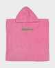 BILLABONG TODDLER GIRLS HOODY TOWEL - PARTY PINK