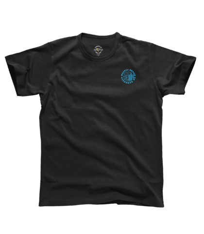 SQ WAINUI TEE - BLACK / BLUE