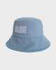 BILLABONG LADIES SURF HIGH SUN FADED BUCKET HAT - MINERAL BLUE