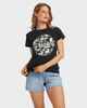 BILLABONG LADIES FORMULA TEE - BLACK / WHITE