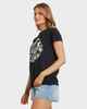BILLABONG LADIES FORMULA TEE - BLACK / WHITE