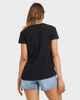 BILLABONG LADIES FORMULA TEE - BLACK / WHITE