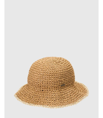 BILLABONG LADIES DAYLIGHT PACKABLE BUCKET HAT - NATURAL