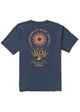 VISSLA MENS HULA HANDS ORGANIC S/S TEE - DARK NAVY