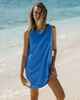 BILLABONG LADIES SUNSET BLISS MINI DRESS - TIDAL BLUE