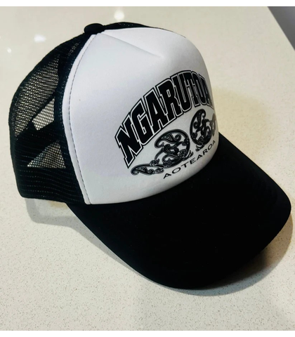 NGARU TOA TUI TRUCKER CAP - WHITE