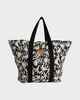 BILLABONG LADIES POPPINS PLAYA TOTE BAG - BLACK / WHITE