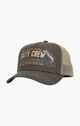 SALTY CREW LIVE BAIT RETRO TRUCKER CAP - COAL