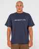 RUSTY MENS VITAL RUSTY S/S TEE - NAVY BLUE