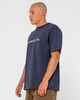 RUSTY MENS VITAL RUSTY S/S TEE - NAVY BLUE