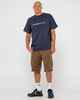 RUSTY MENS VITAL RUSTY S/S TEE - NAVY BLUE