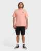 BILLABONG MENS CRAYON WAVE PREMIUM S/S TEE - PEACH