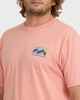 BILLABONG MENS CRAYON WAVE PREMIUM S/S TEE - PEACH