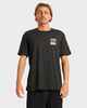 BILLABONG MENS CRAYON WAVE PERMIUM S/S TEE - WASHED BLACK