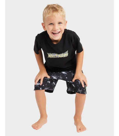 BILLABONG GROM ARCH RAGE OG S/S TEE - BLACK