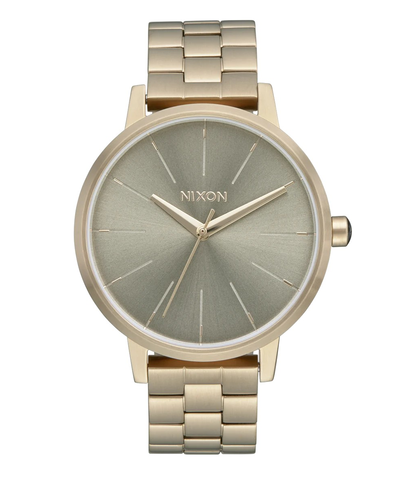 NIXON KENSINGTON WATCH - LIGHT GOLD / VINTAGE WHITE