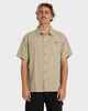 BILLABONG MENS MOGUL S/S DRESS SHIRT - STONE