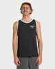 BILLABONG MENS CROSSBOARDS TIPPER SINGLET - WASHED BLACK