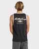 BILLABONG MENS CROSSBOARDS TIPPER SINGLET - WASHED BLACK