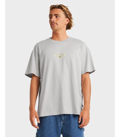 BILLABONG MENS BAD DOG OG S/S TEE - SILVER