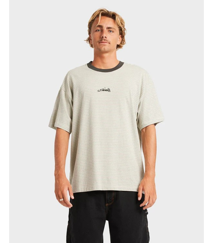 BILLABONG BOYS ABSENCE STRIPE OG S/S TEE - CHINO