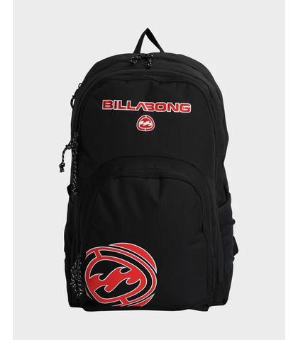 BILLABONG MENS COMMAND BACKPACK - BLACK / RED