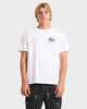 QUIKSILVER MENS HIGH SEAS S/S TEE - WHITE