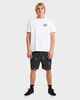 QUIKSILVER MENS HIGH SEAS S/S TEE - WHITE