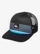 QUIKSILVER MENS EMU COOP TRUCKER CAP - BLUE / BLACK