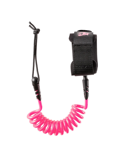 CREATURES ICON COILED WRIST LEASH - PINK / BLACK