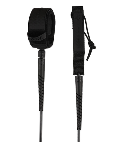 CREATURES LONGBOARD 9 FT ANKLE LEASH - BLACK / BLACK