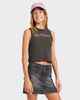 BILLABONG GIRLS HILARY CARGO SKIRT - WASHED BLACK
