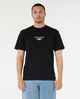RIPCURL MENS FADED OUT TEE - BLACK