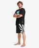 BILLABONG MENS A.I. RISING SUN PRO BOARDSHORT - BLACK / WHITE