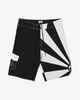 BILLABONG MENS A.I. RISING SUN PRO BOARDSHORT - BLACK / WHITE